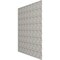 Ekena Millwork 19 5/8in. W x 19 5/8in. H Coralie EnduraWall Decorative 3D Wall Panel Covers 2.67 Sq. Ft. WP20X20CICST - alternate 4